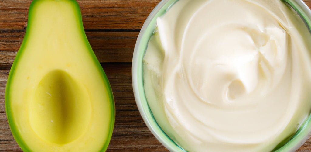 Avocado and yogurt